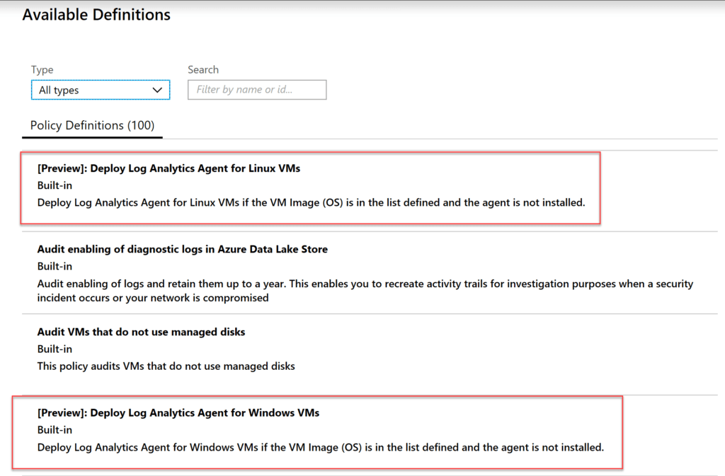 Install Azure Monitor Agent with Azure Policy