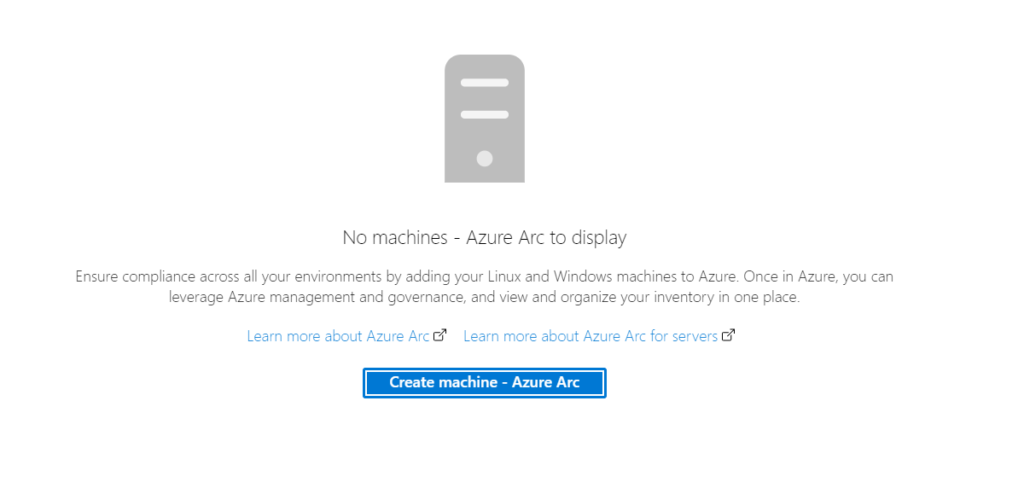 Azure ARC Windows Admin Center