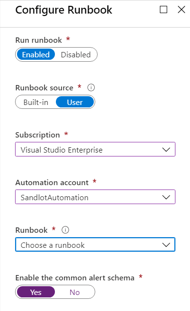 Trigger Automations from Azure Monitor Alerts