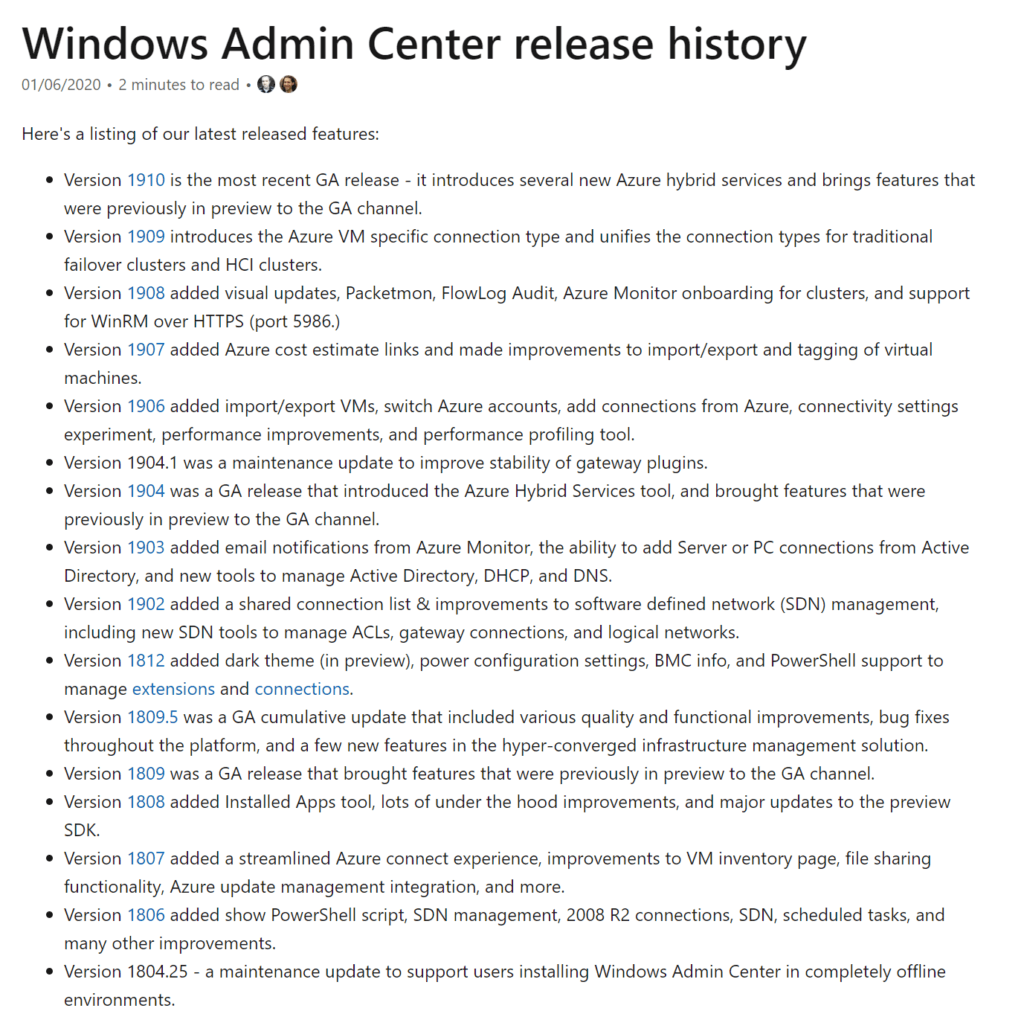 Replace RDCMan with Windows Admin Center