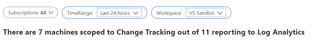 Azure Monitor Change Tracking Workbook
